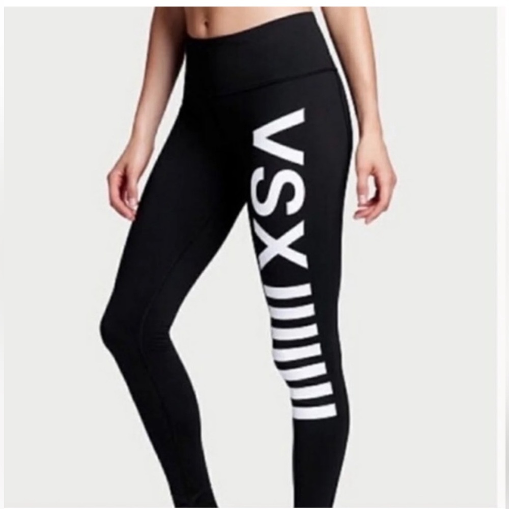 VICTORIA'S SECRET VSX Sport Knockout High Rise Pocket Legging Tight Black